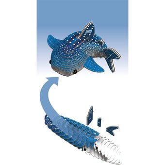 Eugy 3D Whale Shark Model image number 3