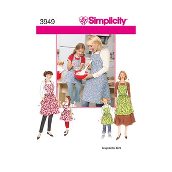 Simplicity Aprons Sewing Pattern 3949