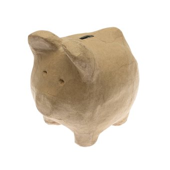 Decopatch Mache Piggy Bank 12cm