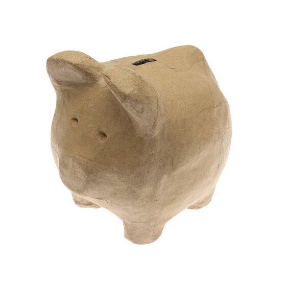 Decopatch Mache Piggy Bank 12cm image number 1