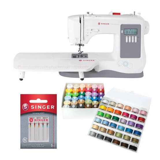 Singer Confidence 7640 Sewing Machine and Accessories Bundle image number 1