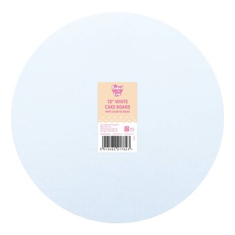 Baked With Love White Round Double Thick Cake Board 10 Inches