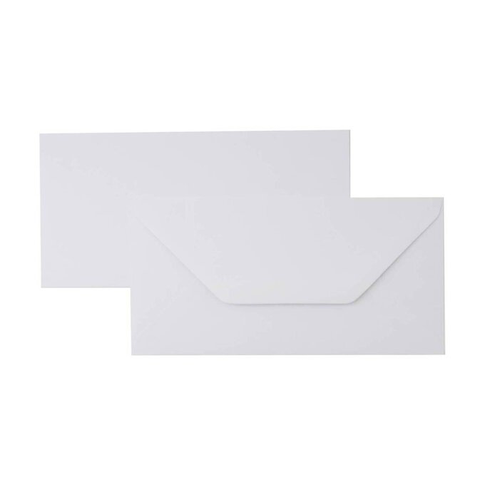 White Envelopes DL 50 Pack image number 1