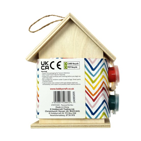 Hobbycraft Plywood Bird Box image number 7