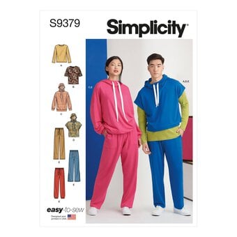 Simplicity Oversized Hoodies and Trousers Sewing Pattern S9379
