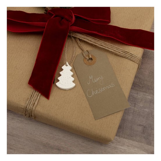 Embossed Clay Tree Embellishments 4 Pack image number 3