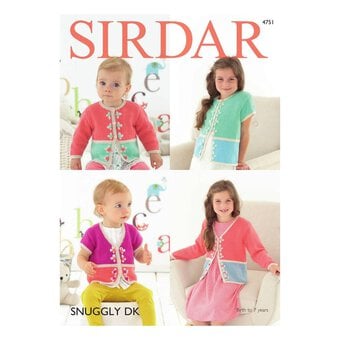 Sirdar Snuggly DK Cardigans Digital Pattern 4751