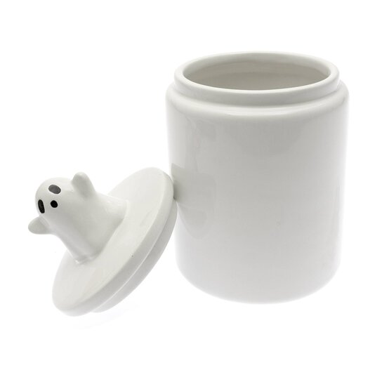 Ceramic Ghost Lid Jar 18.5cm image number 3