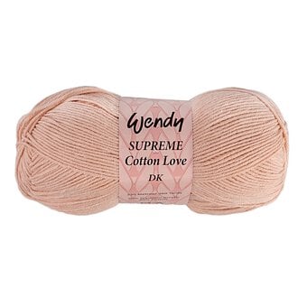 Wendy Dusty Pink Supreme Cotton Love DK Yarn 100g 