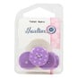 Hemline Lavender Novelty Spotty Button 4 Pack image number 2