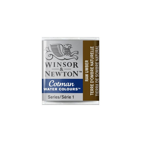 Winsor & Newton Raw Umber Cotman Watercolour Half Pan image number 2