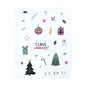 Pink and Green Christmas Sticker Sheet image number 1