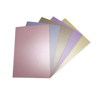 Crafters Companion Centura Pearl Printable Card Pack A4 In Pastels