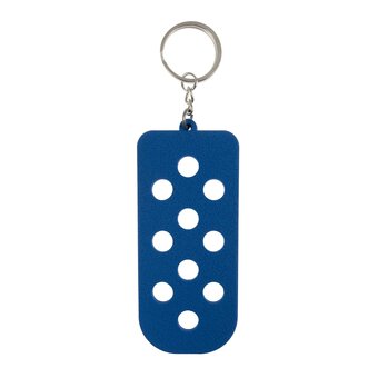 Blue Charm Keychain 4cm x 9cm