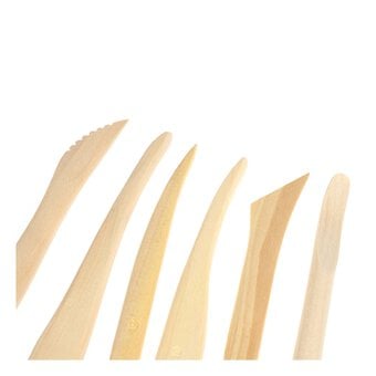 Wooden Modelling Tool Set 6 Pack image number 3