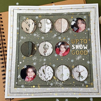 How to Create a 3D Christmas Scrapbook Layout