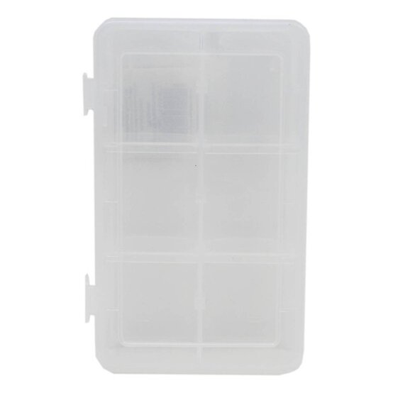 Clear Plastic Storage Box 17.5cm x 10cm image number 1