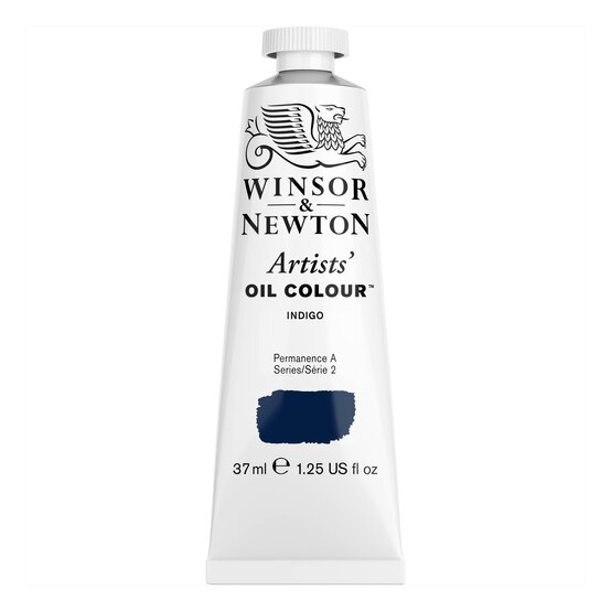 Winsor and Newton Artists Oil Colour Indigo 37ml image number 1