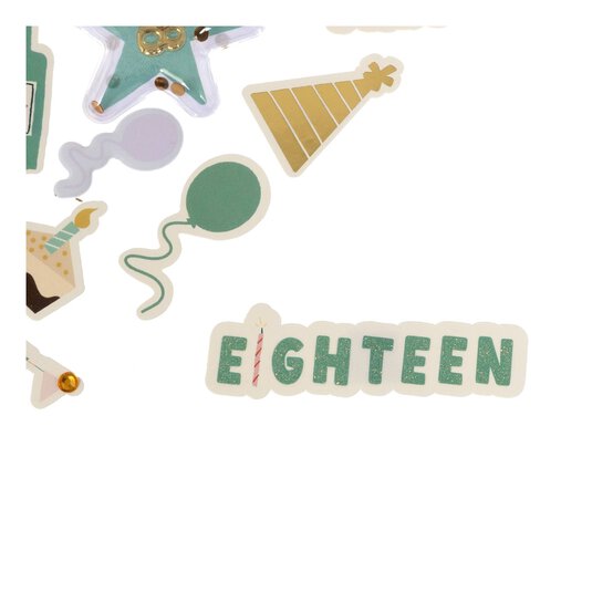 18th Birthday Milestone Stickers image number 3