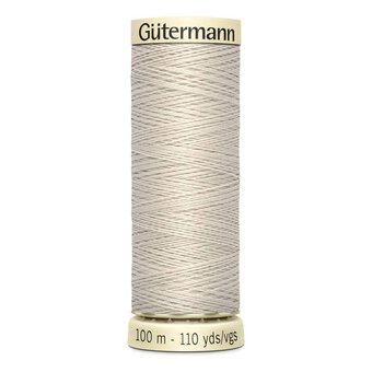 Gutermann White Sew All Thread 100m (299)