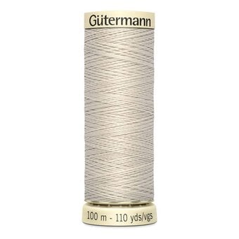 Gutermann White Sew All Thread 100m (299)