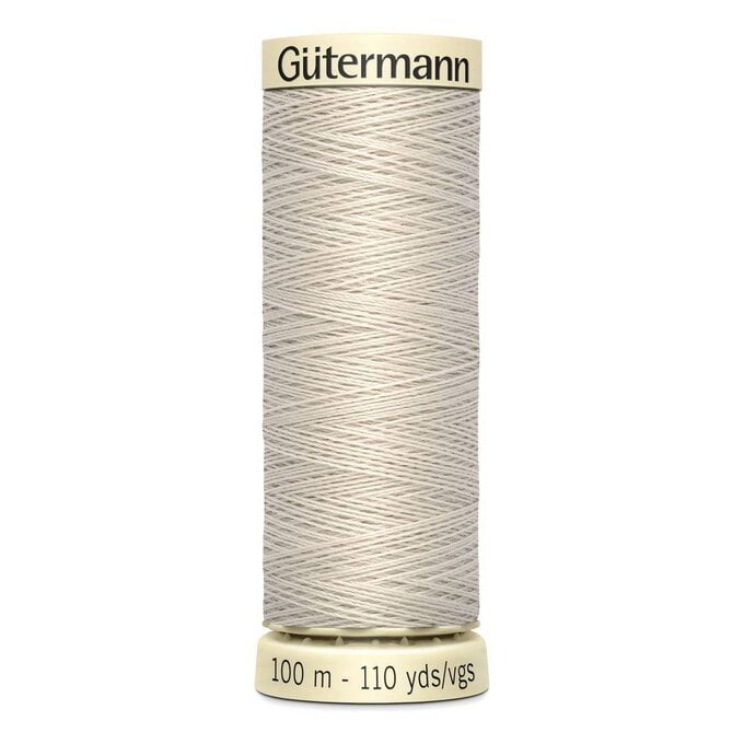 Gutermann White Sew All Thread 100m (299) image number 1