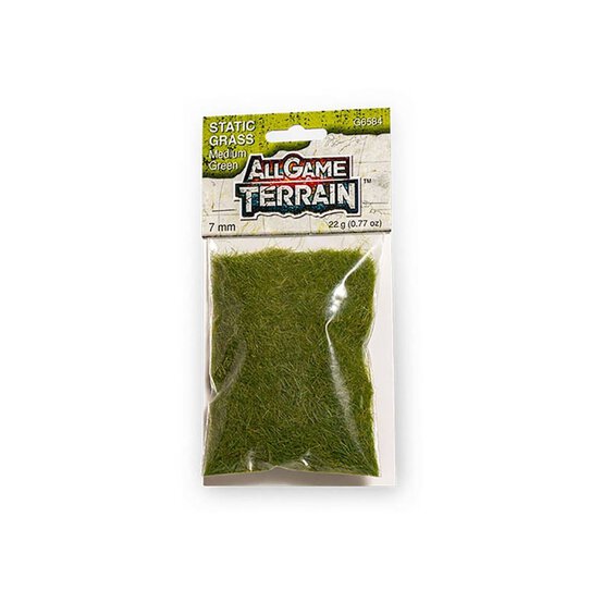 Woodland Scenics Medium Green Static Grass 7mm 22g image number 1