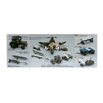 Hasegawa US Aircraft Weapon Loading Equipment Set 1:72