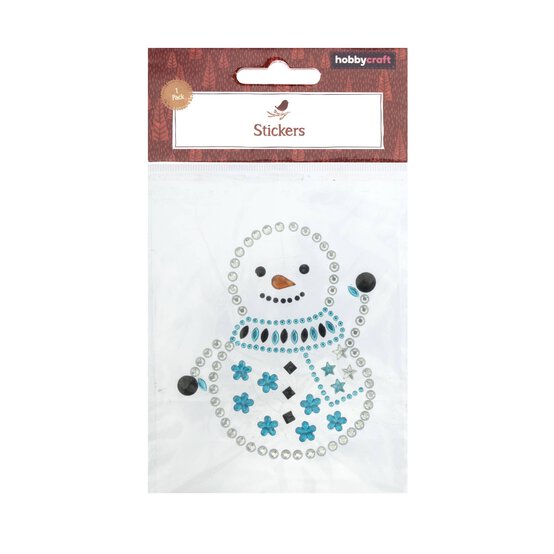 Snowman Gem Sticker image number 5