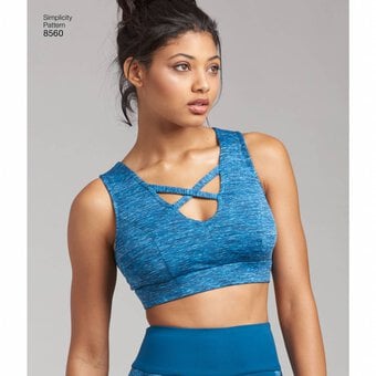 Simplicity Sports Bras Sewing Pattern 8560 image number 5
