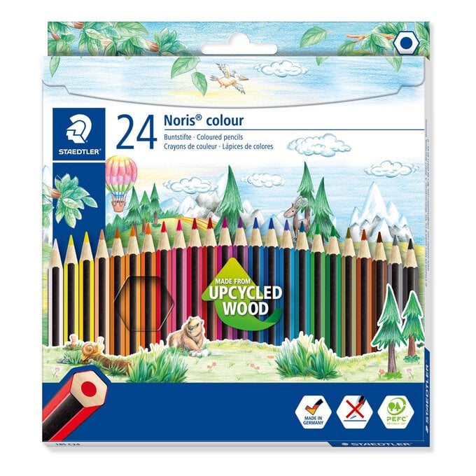 Staedtler Noris Colour Colouring Pencils 24 Pack image number 1