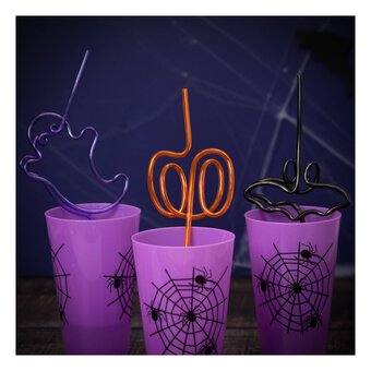 Reusable Halloween Straws 3 Pack