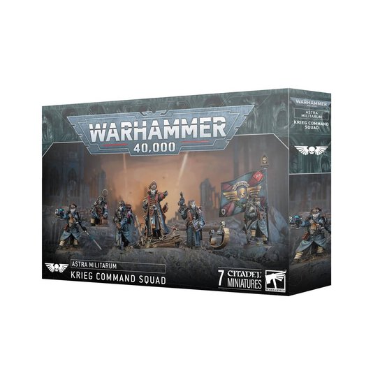 Warhammer 40,000 Astra Militarum Krieg Command Squad image number 1