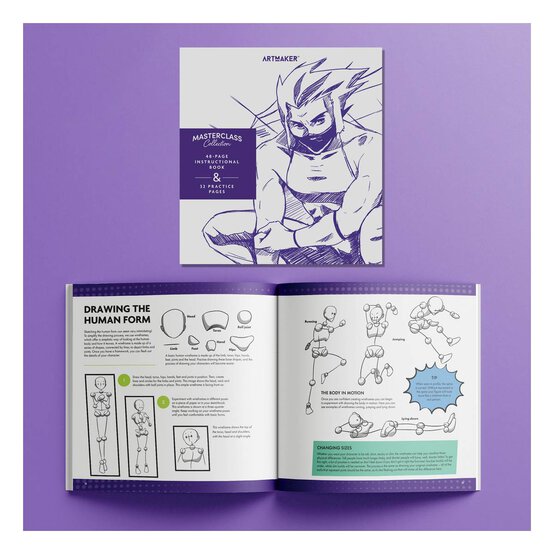 Art Maker Masterclass Collection Manga Kit 6 Pieces image number 2