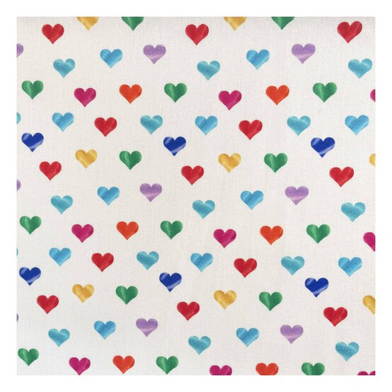 Radiant Mini Hearts Cotton Fabric by the Metre image number 2