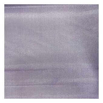 Purple Crystal Organza Fabric by the Metre image number 2