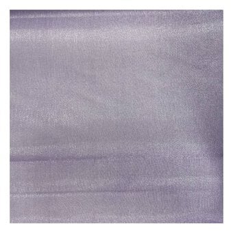 Purple Crystal Organza Fabric by the Metre