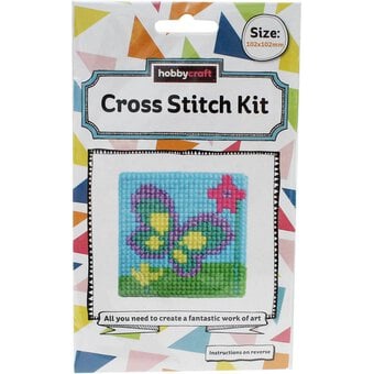 Kids' Butterfly Cross Stitch Kit image number 3
