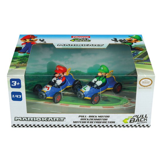 Carrera Pull Speed Mario Kart Mach 8 2 Pack image number 3