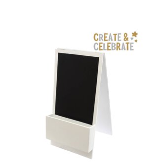 Create & Celebrate White Frame Double-Sided Board