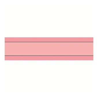 Baby Pink Organza Silver Satin-Edged Ribbon 20mm x 4m
