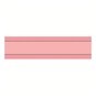 Baby Pink Organza Silver Satin-Edged Ribbon 20mm x 4m image number 1