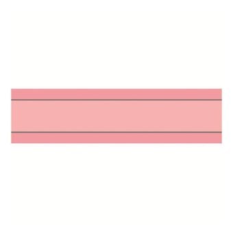 Baby Pink Organza Silver Satin-Edged Ribbon 20mm x 4m