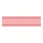 Baby Pink Organza Silver Satin-Edged Ribbon 20mm x 4m image number 1