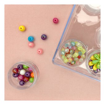 Clear Bead Storage Box 24 Pots  image number 2
