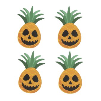 Halloween Pineapple Card Toppers 4 Pack 