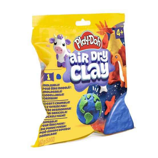 Play-Doh Blue Air Dry Clay 142g image number 1
