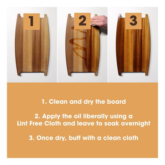 Furniture Clinic Cutting Board Care Kit image number 2