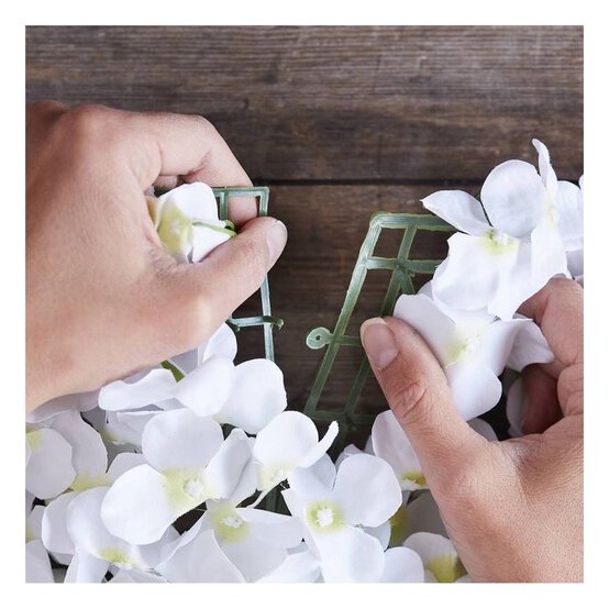 White Flower Wall 60cm x 40cm image number 5