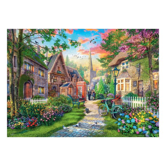 Ravensburger Church Lane Jigsaw Puzzle 1000 Pieces image number 2